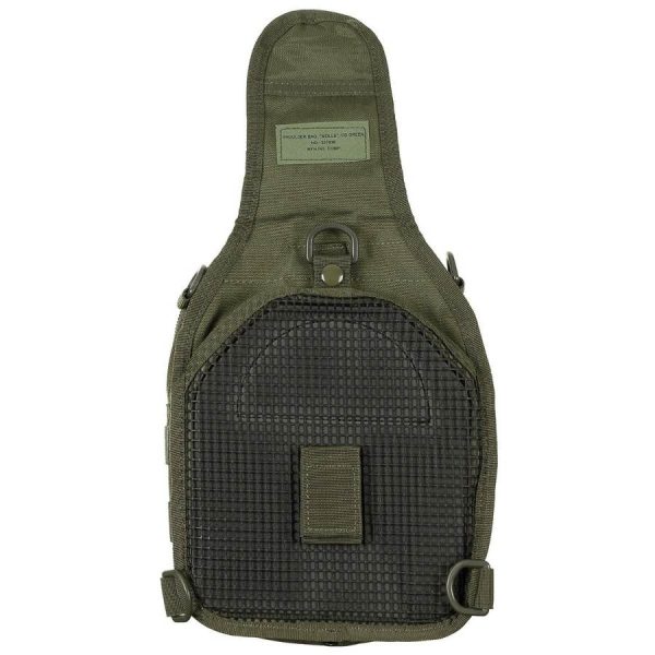 Zaino monospalla compatto MFH di colore verde