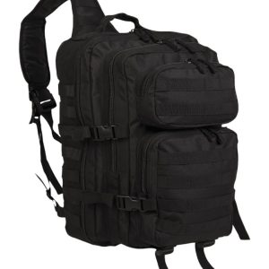 Zaino militare monospalla MIL-TEC large di colore nero