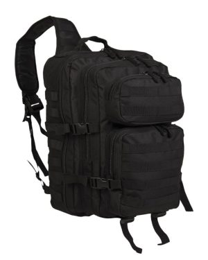Zaino militare monospalla MIL-TEC large di colore nero