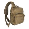 Zaino militare monospalla MIL-TEC small di colore coyote tan