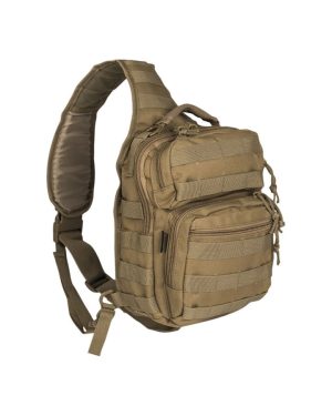 Zaino militare monospalla MIL-TEC small di colore coyote tan