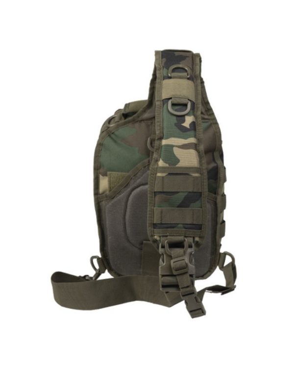Zaino militare monospalla MIL-TEC small mimetico woodland