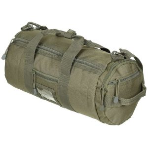 Borsa cilindrica porta attrezzatura MFH di colore verde