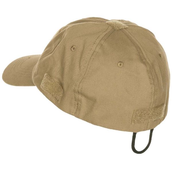 Berretto tipo baseball MFH di colore coyote tan con 5 portapatch