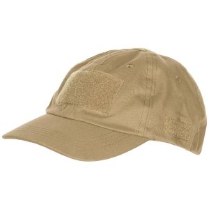 Berretto tipo baseball MFH di colore coyote tan con 5 portapatch