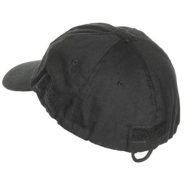 Berretto tipo baseball MFH di colore nero con 5 portapatch