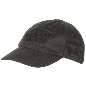 Berretto tipo baseball MFH di colore nero con 5 portapatch