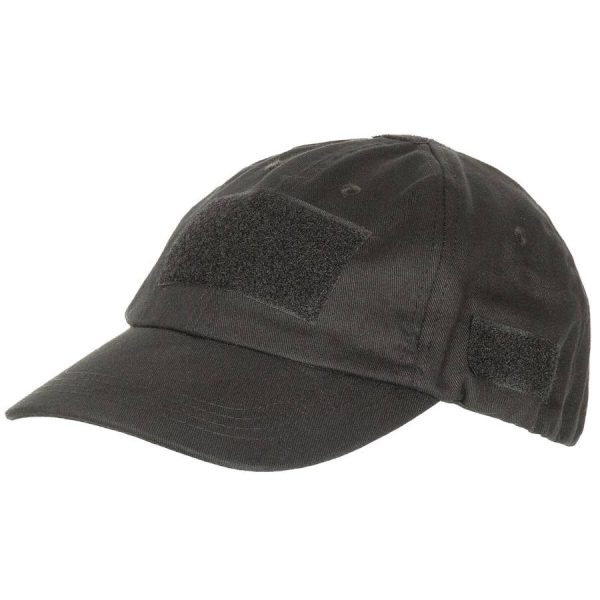 Berretto tipo baseball MFH di colore nero con 5 portapatch