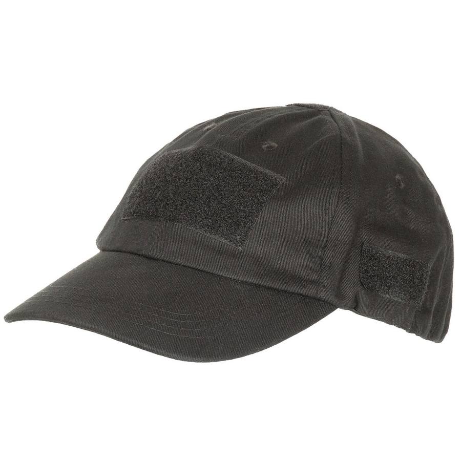 Berretto tipo baseball MFH di colore nero con 5 portapatch