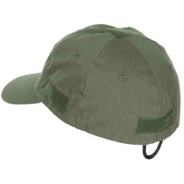 Berretto tipo baseball MFH di colore verde con 5 portapatch