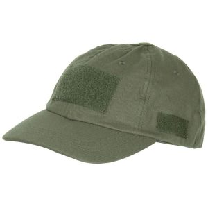 Berretto tipo baseball MFH di colore verde con 5 portapatch