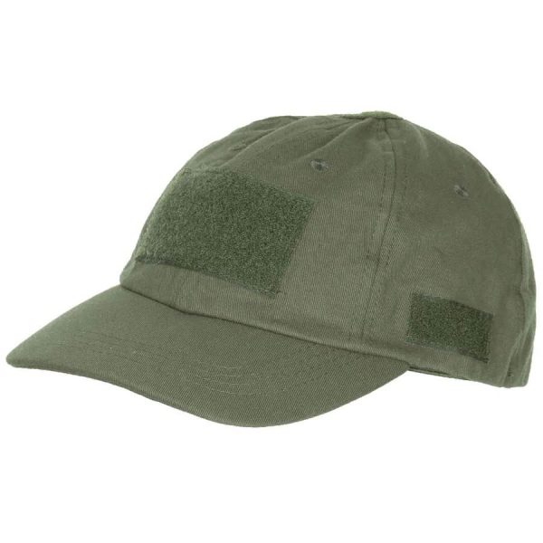 Berretto tipo baseball MFH di colore verde con 5 portapatch