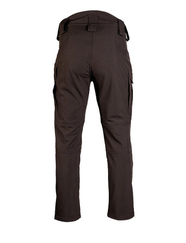 pant_soft_ass-01 Pantaloni softshell MIL-TEC idrorepellenti foderati in pile neri