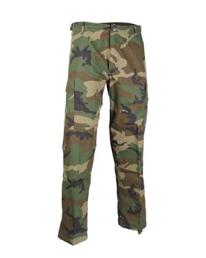 Pantaloni mimetici BDU rip stop woodland TEESAR®