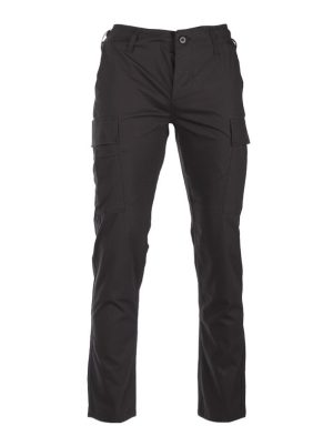 Pantaloni cargo MIL-TEC tipo BDU slim fit di colore nero