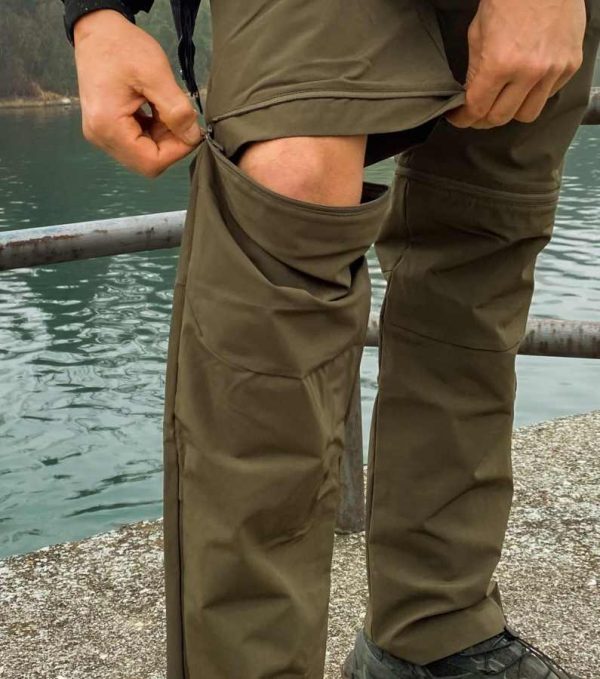 Pantaloni traspiranti divisibili Mil-Tec Performance verde