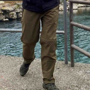 Pantaloni traspiranti divisibili Mil-Tec Performance verde