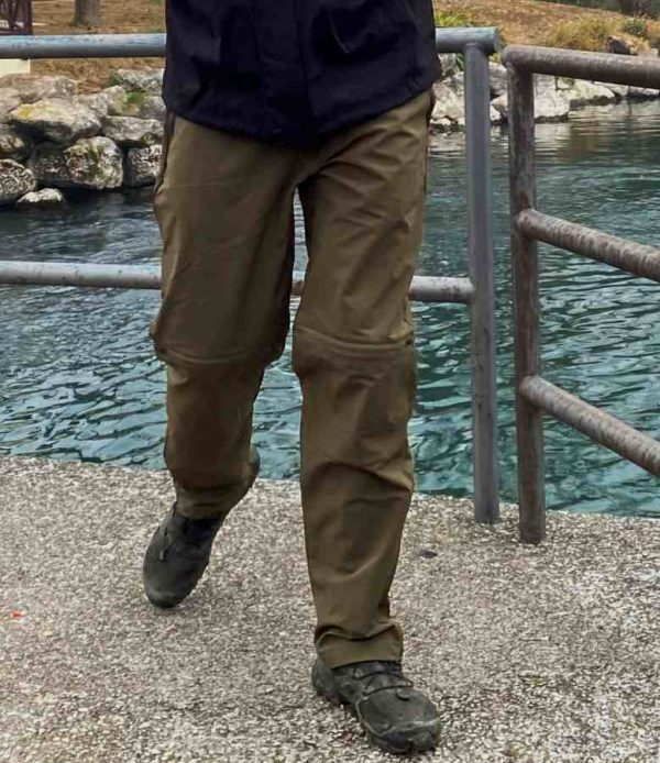 Pantaloni traspiranti divisibili Mil-Tec Performance verde