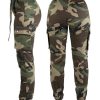 Pantaloni cargo stile militare da donna MIL-TEC woodland
