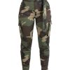 Pantaloni cargo stile militare da donna MIL-TEC woodland