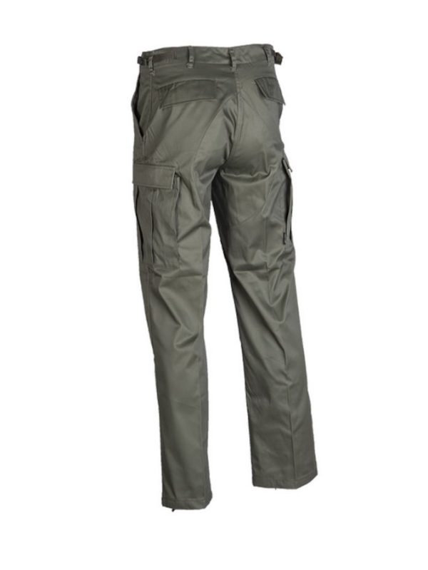 pantheavyvde-01 Pantaloni militari heavy duty bdu cargo MIL-TEC di colore verde