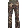 images Pantaloni militari bdu cargo MIL-TEC woodland super rinforzati