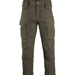 Pantaloni softshell MIL-TEC idrorepellenti foderati verdi