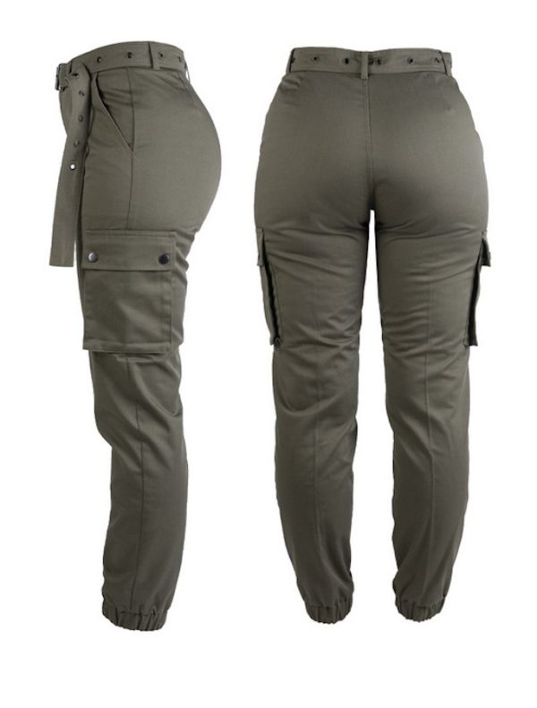Pantaloni cargo stile militare da donna MIL-TEC  verde