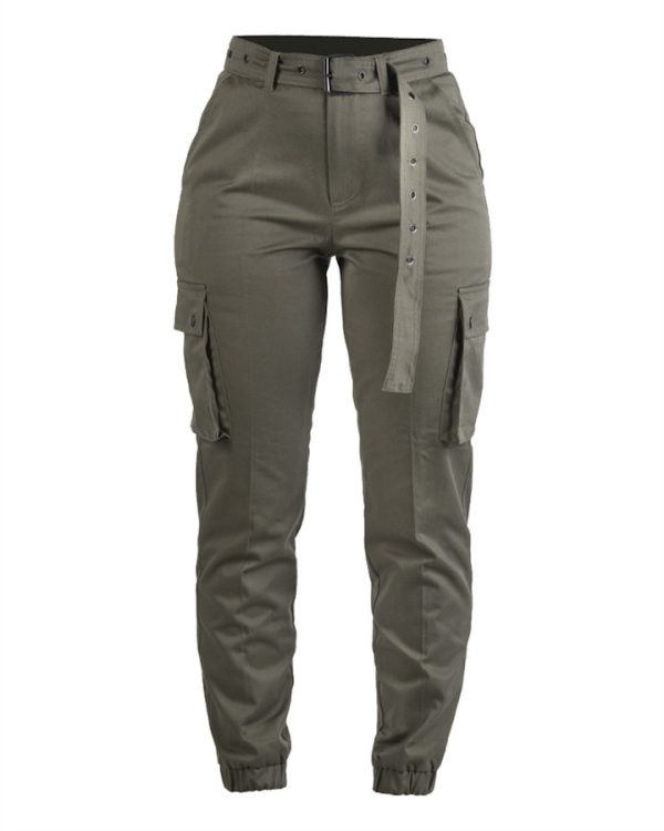 Pantaloni cargo stile militare da donna MIL-TEC  verde