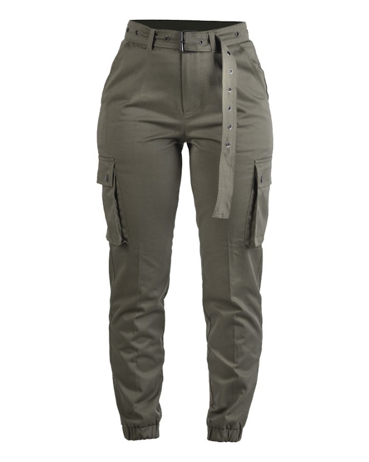 Pantaloni cargo stile militare da donna MIL-TEC verde