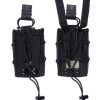 Portacaricatore singolo regolabile MIL-TEC di colore nero