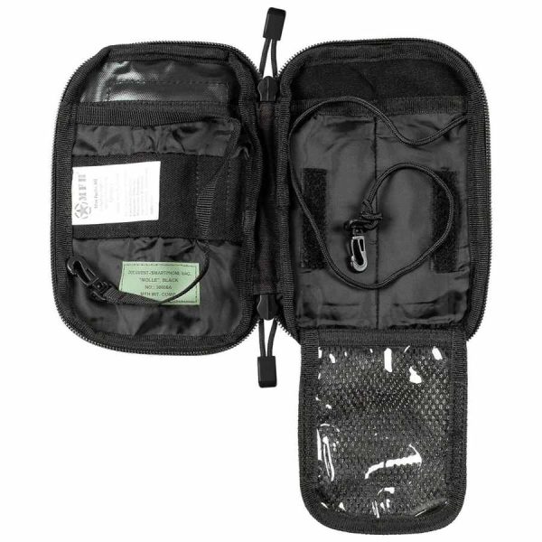 Tasca modulare MFH per documenti e smartphone di colore nero