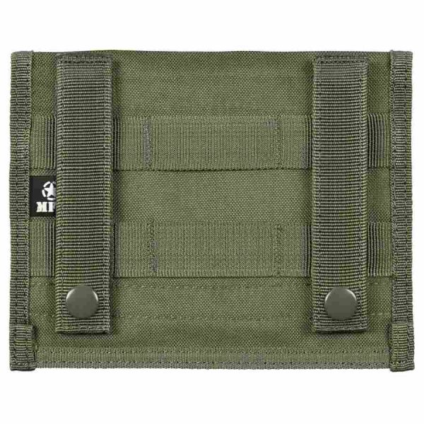 Porta documenti Mollesystem MFH verde a 2 tasche