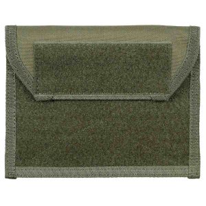 Porta documenti Mollesystem MFH verde a 2 tasche