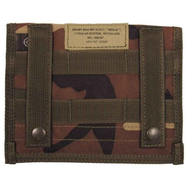 Porta documenti Mollesystem woodland camo a 2 tasche