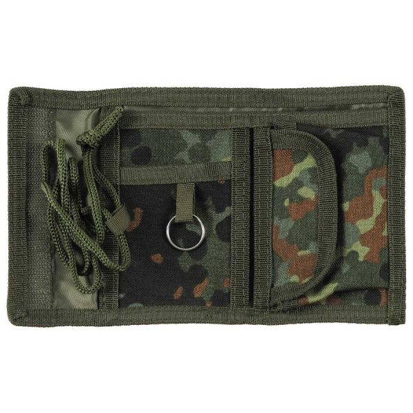 Portafoglio militare Tedesco mimetico flecktarn