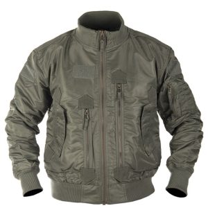 Fly Jacket Bomber Americano MIL-TEC di colore verde