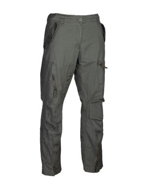Pantaloni cargo MIL-TEC tipo pilota aviatore a taglio slim verde