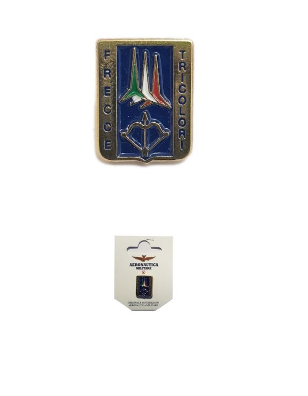 Distintivo Frecce Tricolori pin rettangolare