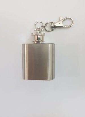 images Portachiavi con minifiaschetta in acciaio