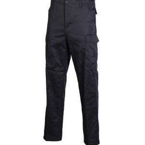Pantaloni bdu cargo by MIL-TEC di colore nero in taglie forti