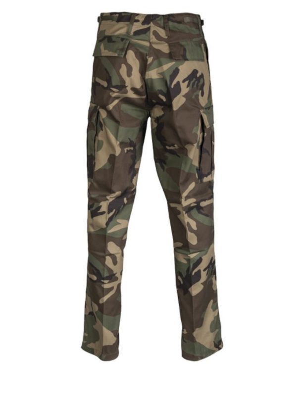Pantaloni bdu cargo by MIL-TEC woodland in taglie forti