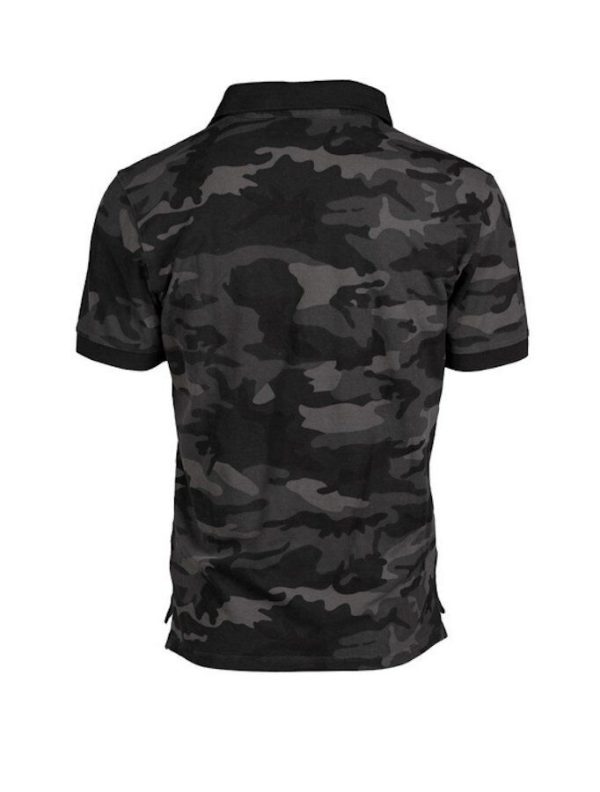 Polo Miltec mimetica dark camo 100% cotone prelavato