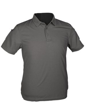 Polo tattica MIL-TEC a manica corta di colore urban grey