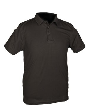 Polo tattica MIL-TEC a manica corta di colore nero