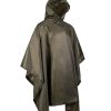 Poncho militare basic MIL-TEC in tessuto antistrappo verde