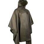 Poncho militare basic MIL-TEC in tessuto antistrappo verde