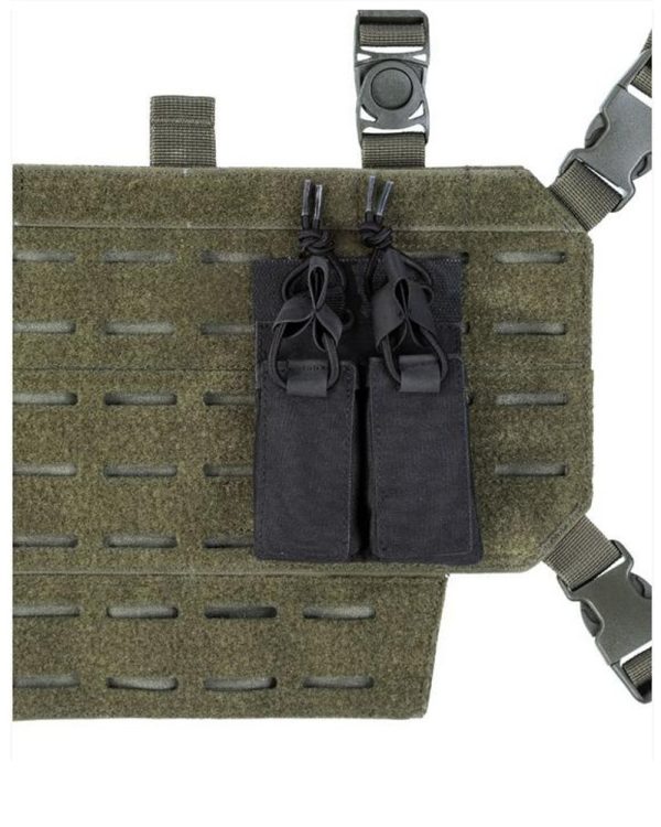 Portacaricatore  doppio da pistola  nero VELCRO