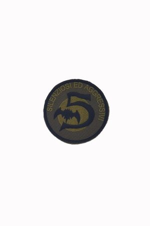 Patch ricamata 5° Paracadutisti Silenziosi e Aggressivi