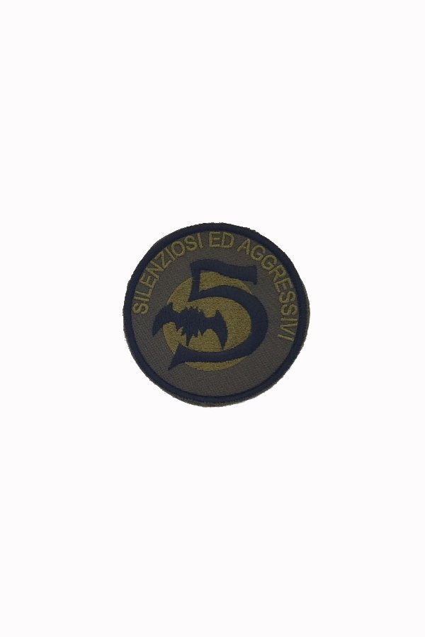 Patch ricamata 5° Paracadutisti Silenziosi e Aggressivi
